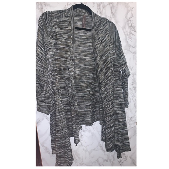 Penningtons Open Front Grey Cardigan -4X - Picture 1 of 5